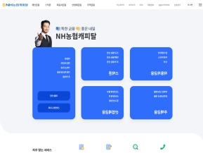 농협캐피탈 인증 화면